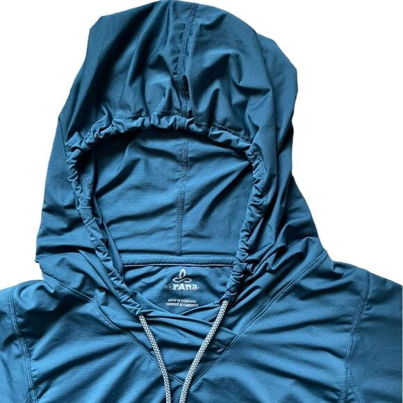 PRANA Lightweight Hoodie Blue Size Large - Picture 3 of 6